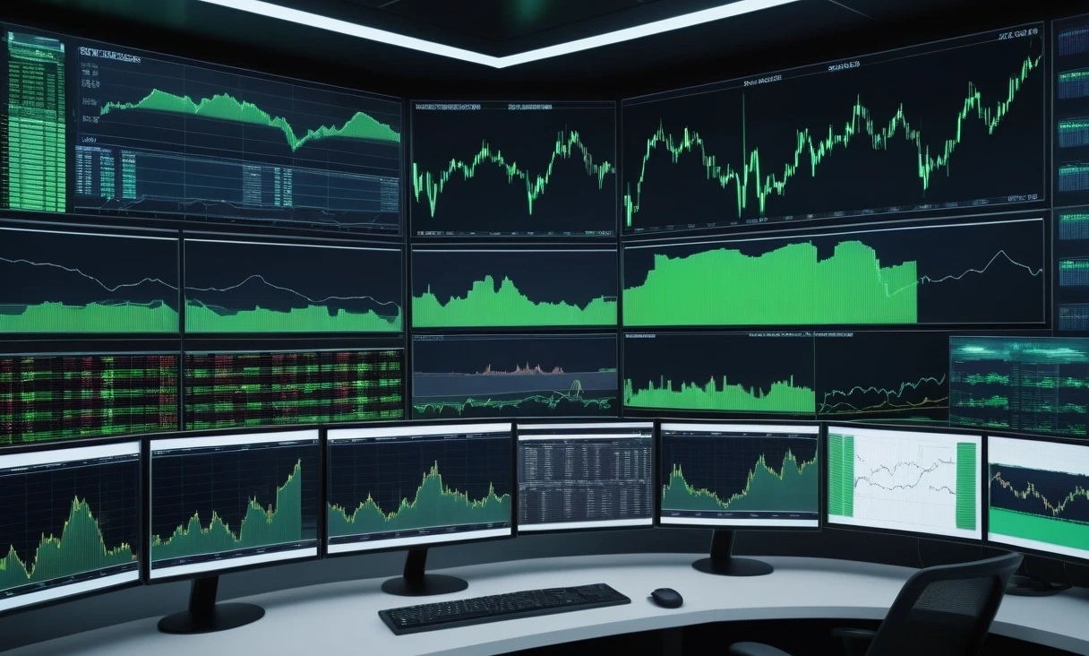 hightech trading room multiple 0 2