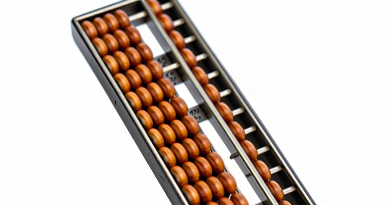vintage brass abacus and polished metal 1