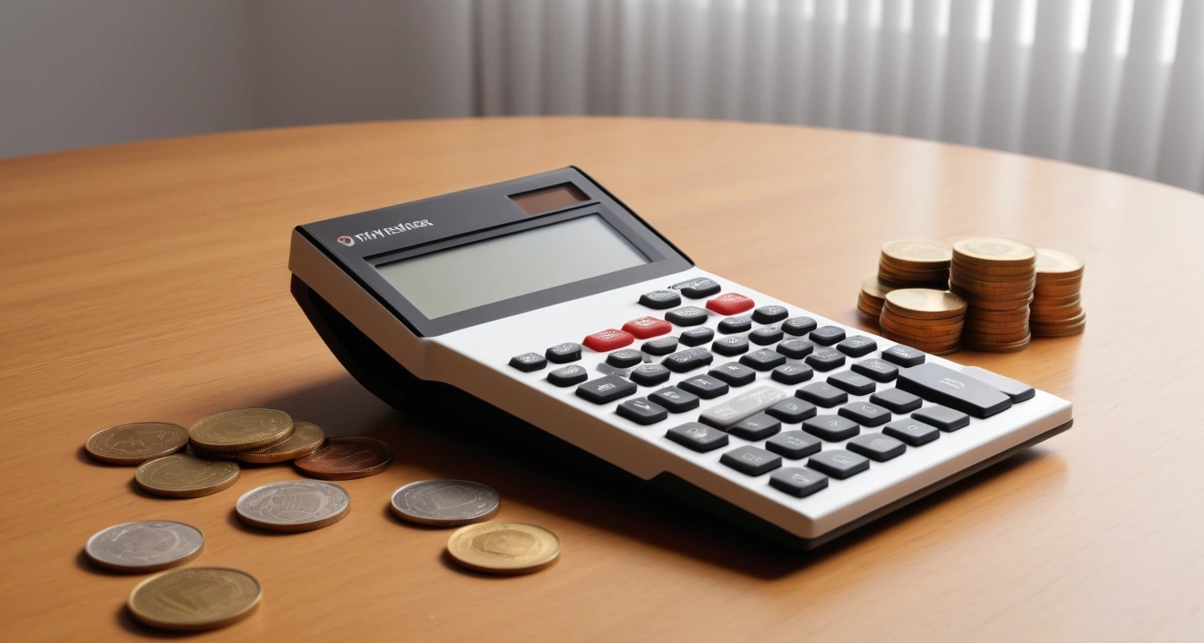 재테크 - 고금리 기조를 활용한 정책 금융상품 공략법 (concept of Investment, a neat arrangement of official forms, a modern calculator, and neat coins, finance aesthetic, no people)